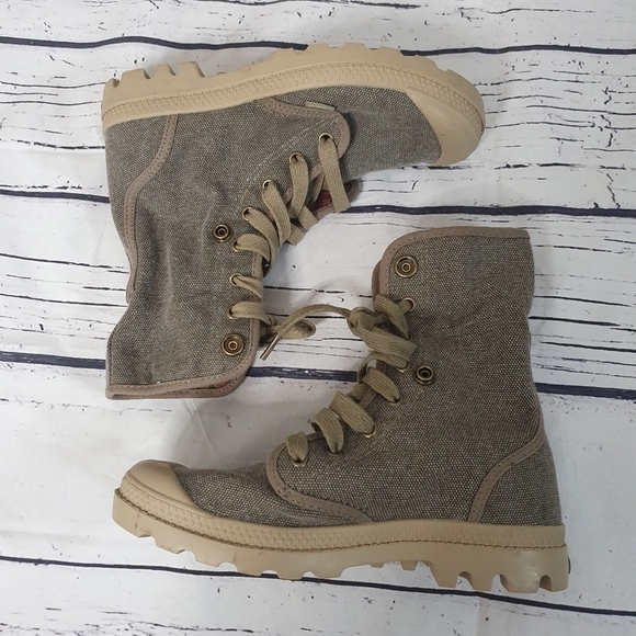 Palladium Pallabrouse Baggy Canvas Boot Size 6 - Picture 10 of 14